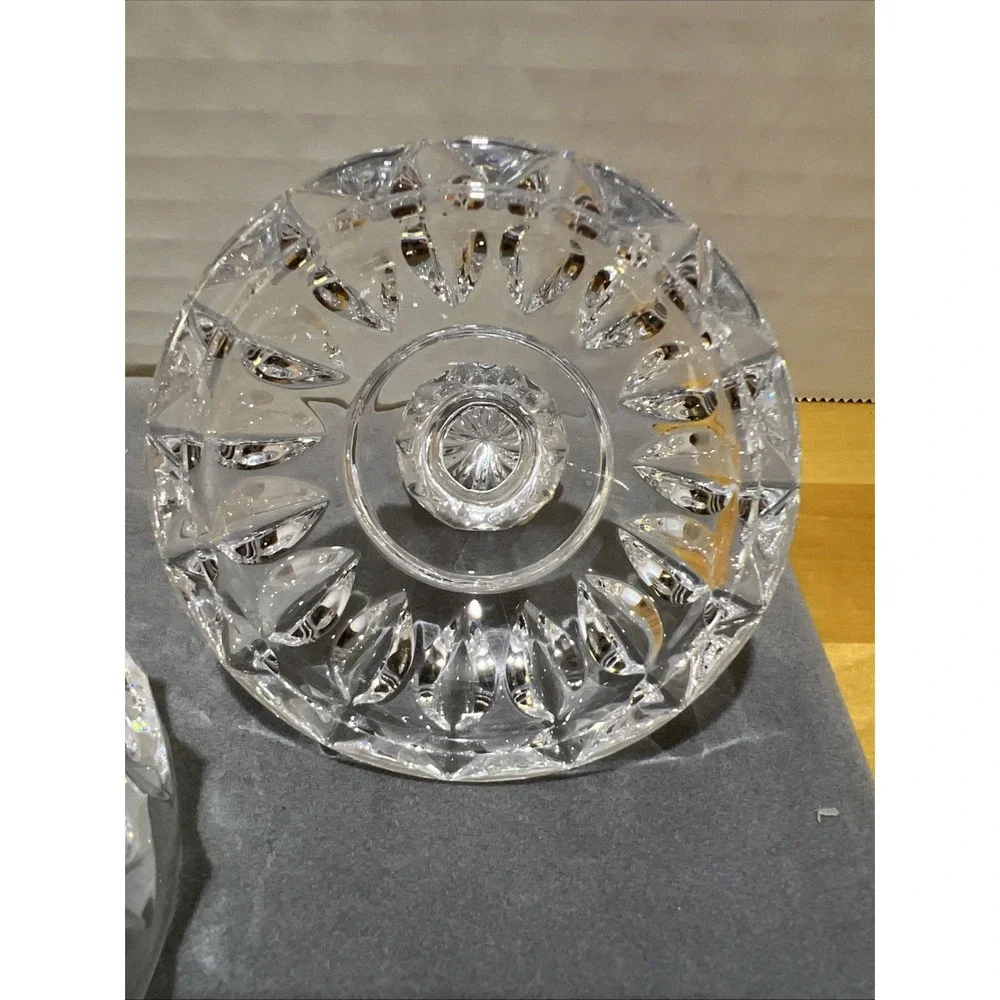 Vintage Round Crystal Trinket Box 4